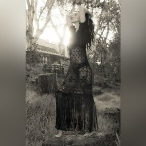 Macramé Dress & Bathing suit cover up. Fits M/L best. Hand knit—gorgeous✨